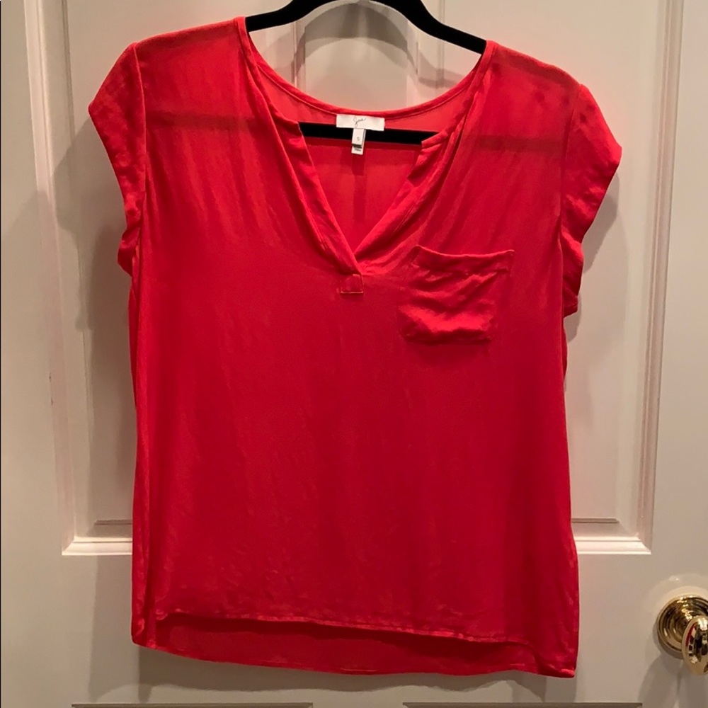 Joie silk v-neck blouse